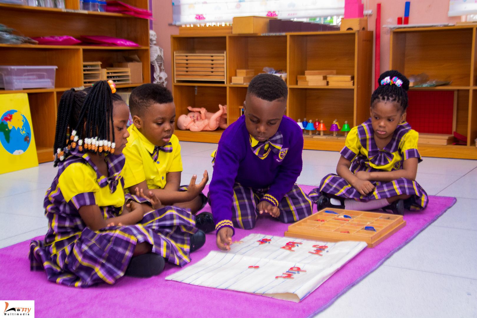 Students learning